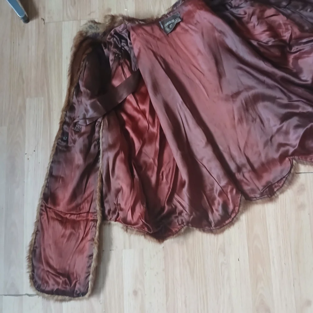 L.Bamberger & CO. Newark Elegant Brown Fur Mink Stole Wrap - Picture 9 of 16